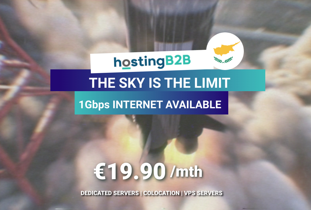 HostingB2B Announces Free 1Gbps For Cyprus Servers and ESET File Security Included